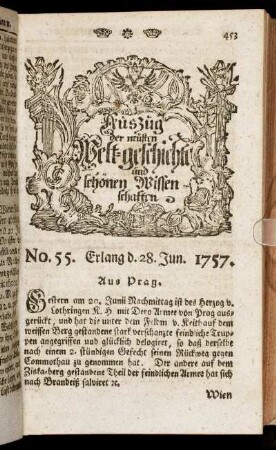 No. 55. Erlang d. 28. Jun. 1757.