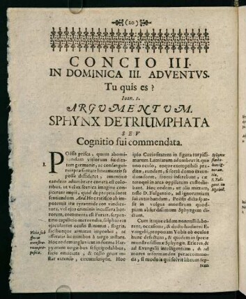 20-28, Concio III. in dominica III. Adventus