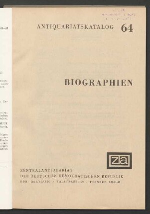 64: Biographien