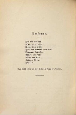 Lustspiele, 7. Mädchenschwüre. Der Sklave : Lustspiel