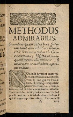 1-52, Methodus