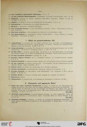 7. Möbel im persisch-indischen Stil (Nr. 125-137)