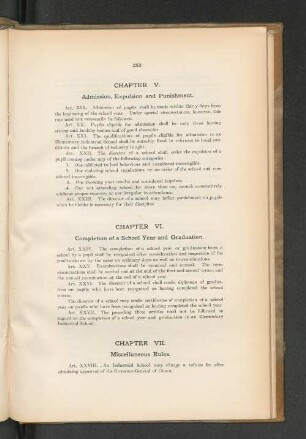 CHAPTER VII. Miscellaneous Rules.