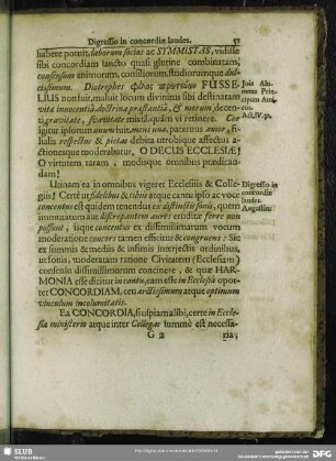 Digressio in concordiae laudes