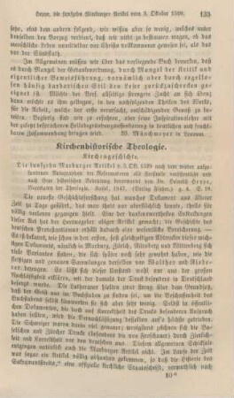 135-140 Kirchengeschichte