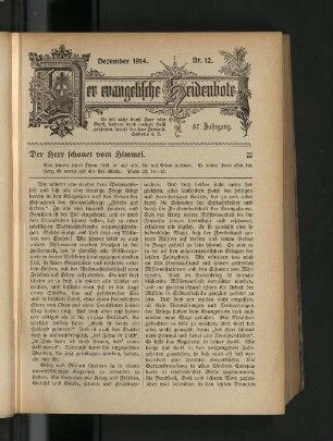 Dezember 1914. Nr. 12