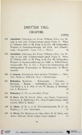 Graphik (Nr. 438-462)