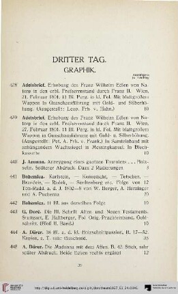 Graphik (Nr. 438-462)