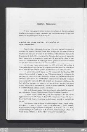 Sociétés Françaises