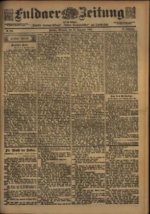 Ausgabe vom Mittwoch, den 10. Dezember 1902.