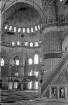 Istanbul: Sultan-Ahmed-Moschee, innen, rechts Treppenaufgang