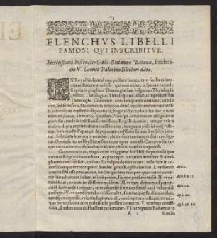 3-12, Elenchus libelli famosi...