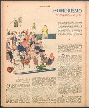 Humorismo alemán : El camello y la cuestión social