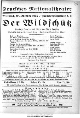 Der Wildschütz
