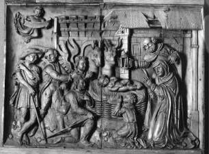 Die Anbetung der Hirten : Die Anbetung der Hirten (1501/1600?). Isny im Allgäu, Privatbesitz