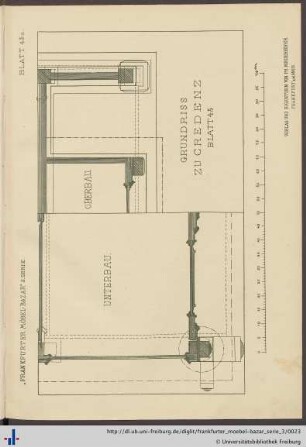 Blatt 45a. Grundriss zu Credenz Blatt 45.