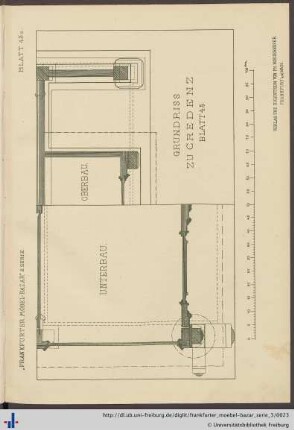 Blatt 45a. Grundriss zu Credenz Blatt 45.