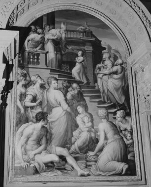 Altar der Familie Parissi — Tempelgang Mariens