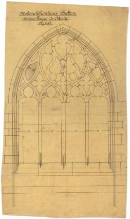 Billing, Hermann; Bretten (Baden-Württemberg), Marktplatz; Melanchthonhaus - Fenster, Mitte, Ost (Detailansicht)