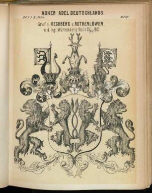 Taf. 78. Graf v. Rechberg u. Rothenlöwen.