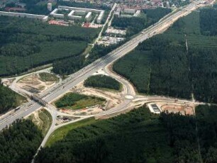Hermsdorf : Bundesautobahn A 9, Abfahrt Bad Klosterlausnitz