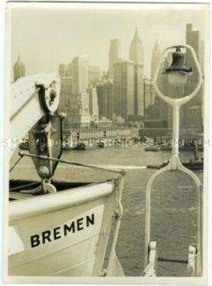 Einfahrt, Lower Manhatten, New York City