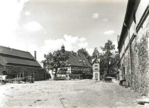 Hagenwerder. Hof Nikrisch. Blick zum Herrenhaus (1713)
