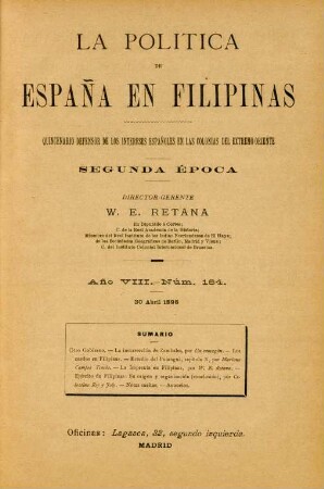 Núm. 184. 30 Abril 1898