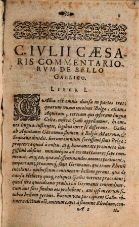 Commentarii de bello gallico : lib. VII.