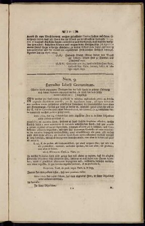 Num. 9. Extractus Libelli Gravaminum.