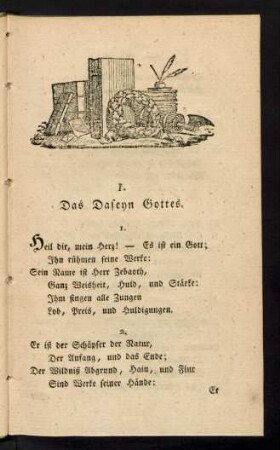 1. Das Daseyn Gottes - 10. Die Güte Gottes