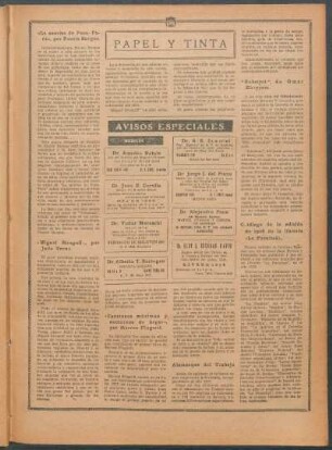 Catálogo de la ediión de 1926 de la librería "La Facultad"