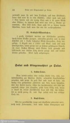 Salat und Eingemachtes zu Salat