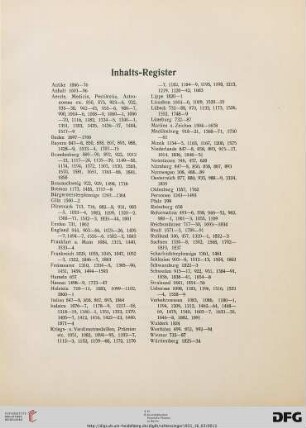 Inhalts-Register