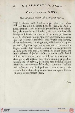 Observatio XXXV