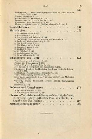 Berlin, Potsdam und Umgebungen : Prakt. Wegweiser
