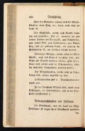 Privatgesellschaften und Institute.