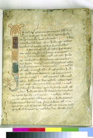 Schriftseite mit Initiale, Folio fol. 1r
