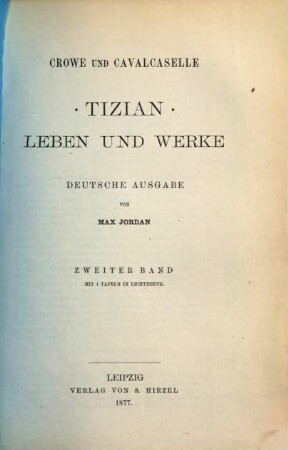 Tizian : Leben und Werke. 2