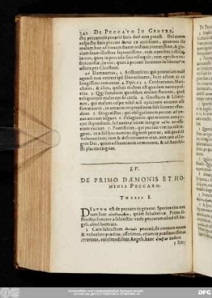 LV. De Primo Daemonis Et Hominis Peccato.