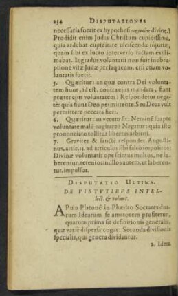 Disputatio Ultima.