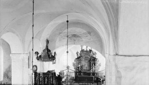 Gewölbe im Langhaus und Chor der Kirche Nurmhusen