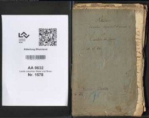 Bittschriften aus dem Kanton Zons, insbesondere dem Amt Hülchrath
