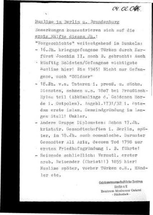 Muslime in Berlin und Brandenburg