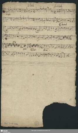 Jubilate - Mus.2-E-536 : V (X), Coro, orch
