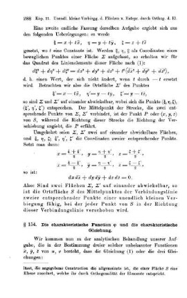 § 154. Die charakteristische Funktion ... und die charakteristische Gleichung.