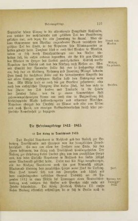 Die Befreiungskriege 1813-1815