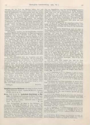137-142 [Rezension] Blass, Friedrich, Textkritische Bemerkungen zu Matthäus