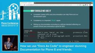 How we use "Docs As Code" to engineer stunning Documentation for Plone 6 and friends