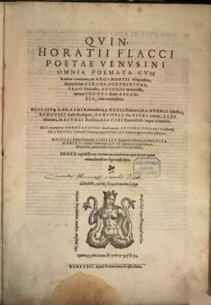 Omnia Poemata : cum Commentariis